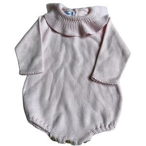 Mi Lucero Pink Ruffle‎ Collar Bubble size 9 mo